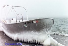 Rae Baxter's research vessel